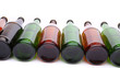 Bottles lying in perspective