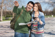 Tourists couple