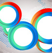Abstract circle background. Vector