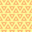 Tribal yellow seamless pattern.