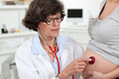 pregnant woman and obstetrician