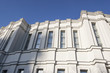 Facade of the building shot in perspective