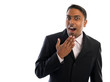 Photo: Indian man surprise. Indian man surprise.