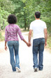 Hand in hand.