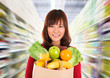 Photo: Asian grocery shopping. Asian grocery shopping.