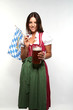 Frau im Dirndl