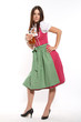 Frau im Dirndl