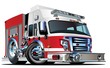 Vector: Vector Cartoon Fire Truck Vector Cartoon Fire Truck