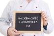 Hausgemachtes laktosefreies Eis