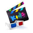 Illustration: CLAP KIDS + LUNETTES 3D CLAP KIDS + LUNETTES 3D