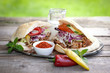 Großer und kleiner Kebab
