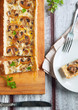 Photo: Mushroom and cheese tart Mushroom and cheese tart