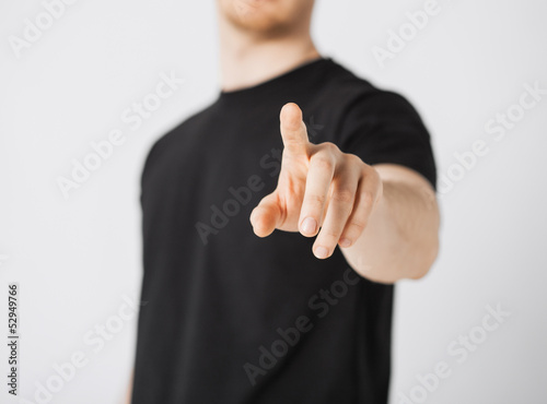 Photo: man pointing his finger at you man pointing his finger at you