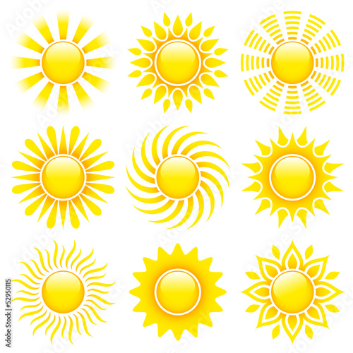 Vector: Sun Icons Sun Icons