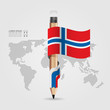 Vector: Modern flag Design template / can be used for infographics Modern flag Design template / can be used for infographics