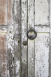 Wooden door with handle