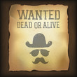 Vector: Old "Wanted..." poster, vector illustration Old "Wanted..." poster, vector illustration