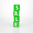 Sale Tower out of green Letter Dices