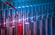 Reagenzgläser mit Pipette