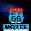 Photo: Route 66 at night Route 66 at night
