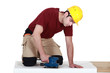 Photo: craftsman covering a board craftsman covering a board