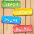 Vector: Beach Surf Relax Wooden Panels-Pannelli Spiaggia e Vacanze Mare Beach Surf Relax Wooden Panels-Pannelli Spiaggia e Vacanze Mare