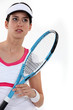 Foto: Female tennis player Female tennis player