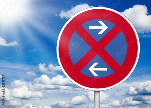 Photo: Schild mit absolutem Halteverbot Schild mit absolutem Halteverbot