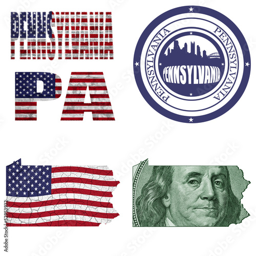 Illustration: Pennsylvania state collage Pennsylvania state collage