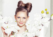 Foto: Portrait of a little fashion kid girl Portrait of a little fashion kid girl