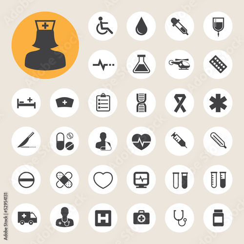 Vector: Medical icons set,Illustration Medical icons set,Illustration
