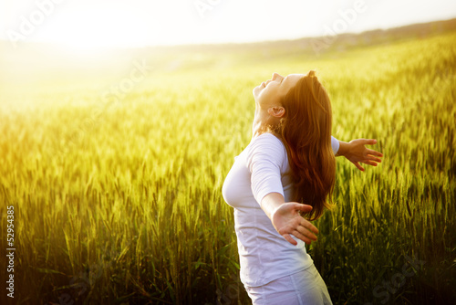 Photo: woman relaxing woman relaxing