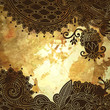 flower design on grunge background
