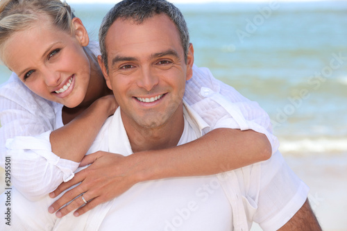 Photo: Couple by the sea Couple by the sea