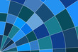 Blue Mosaic Background