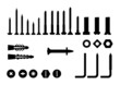 Bolts, screws and nuts