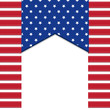 American flag background with stars symbolizing 4th july indepen
