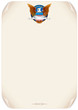 Old Scroll with American Eagle. Vector Background