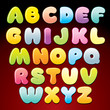 Vector: Colorful Candy Alphabet Vector Colorful Candy Alphabet Vector