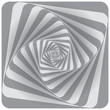 Abstract Spiral Background. Gray. Vector Illustration