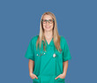 Photo: Atractive medical girl with glasses Atractive medical girl with glasses