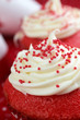 Two red velvet cupcake