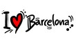I love Barcelona
