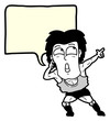 Comic man