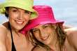 Girlfriends on the beach