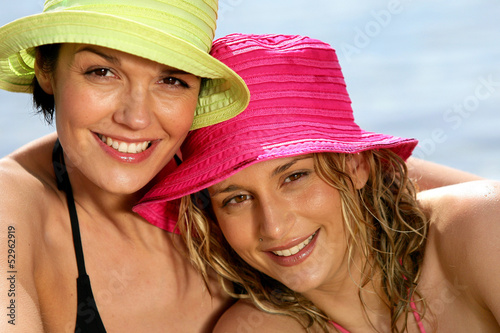 Photo: Girlfriends on the beach Girlfriends on the beach