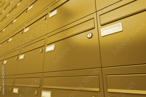 Photo: Mailboxes. Mailboxes.