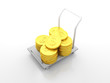 Dollar Coin Cart