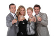 party with champagne