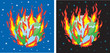The burning Earth